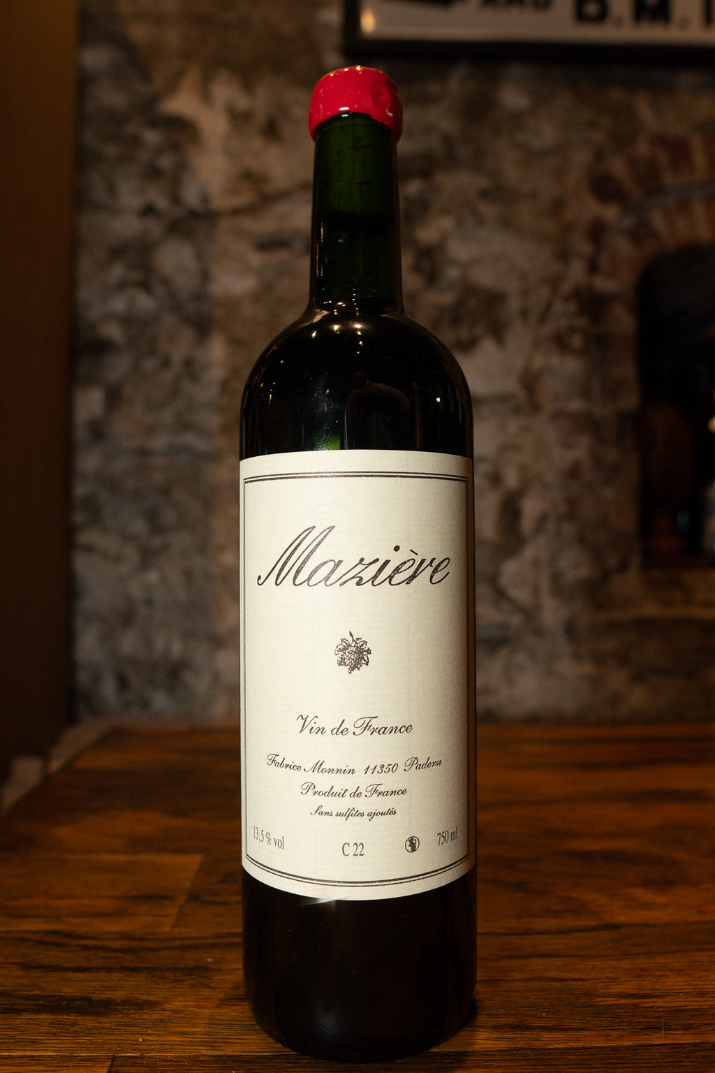 Maziere Carignan C Vin de France Red 2022 – The Wine Store