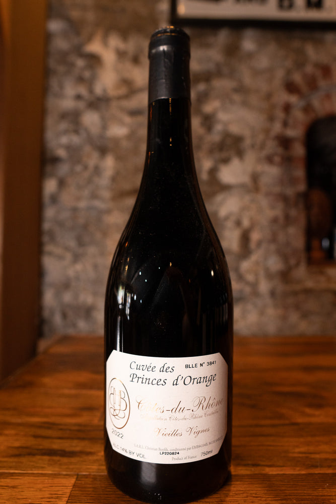 Christian Bonfils Cotes du Rhone Villages Rouge Cuvee des Princes d'Orange 2022